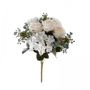 CL04517 Ramo de flores artificiales, decoraciones festivas vendedoras calientes de rosas