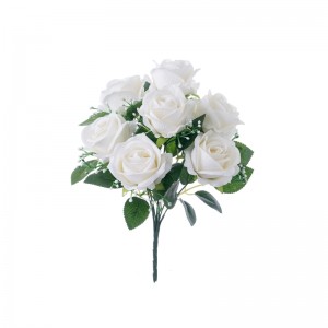 CL86502 mākslīgo ziedu pušķis, rožu rūpnīcas tiešā pārdošana, zīda ziedi