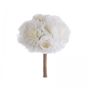DY1-2297 Umelá kvetinová kytica Pivoňka Hot predajná svadobná dekorácia