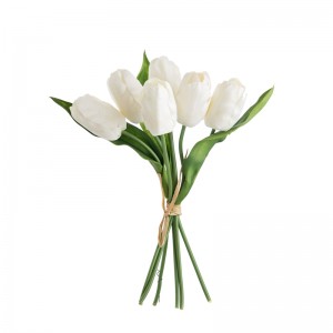 DY1-3134 Bouquet Flùr Artificial Tulip Cùl-raon Balla Flùraichean Fìor