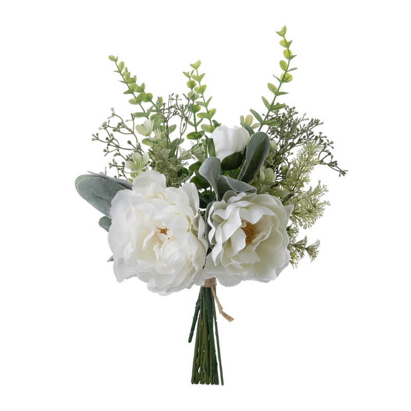 DY1-3834 造花ブーケ 牡丹 リアルな装飾花と植物