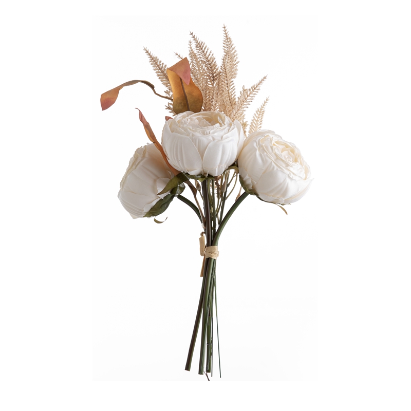 DY1-4385 Bouquet Bunga Ponggawa Peony Kualitas Tinggi Tembok Bunga Latar Belakang