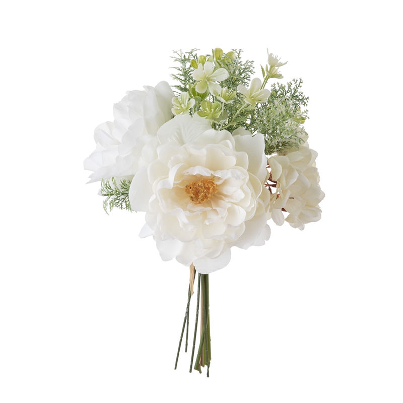 Bouquet de fleurs artificielles pivoines, décoration de mariage, offre spéciale, DY1-6157A