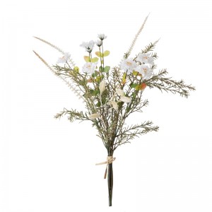 DY1-6402 Sejambak Bunga Tiruan Chrysanthemum Jualan Panas Dinding Bunga Latar Belakang
