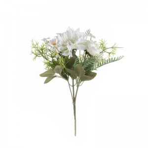 MW66814 Artificial Flower Bouquet Dahlia Realistic Silk Flowers