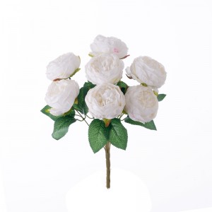 MW31506 Букет от изкуствени цветя Роза Горещи продавани празнични декорации