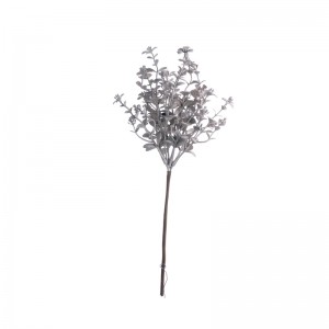 CL11563 Planta de flores artificiales Ramo verde de alta calidade Xardín Decoración de voda