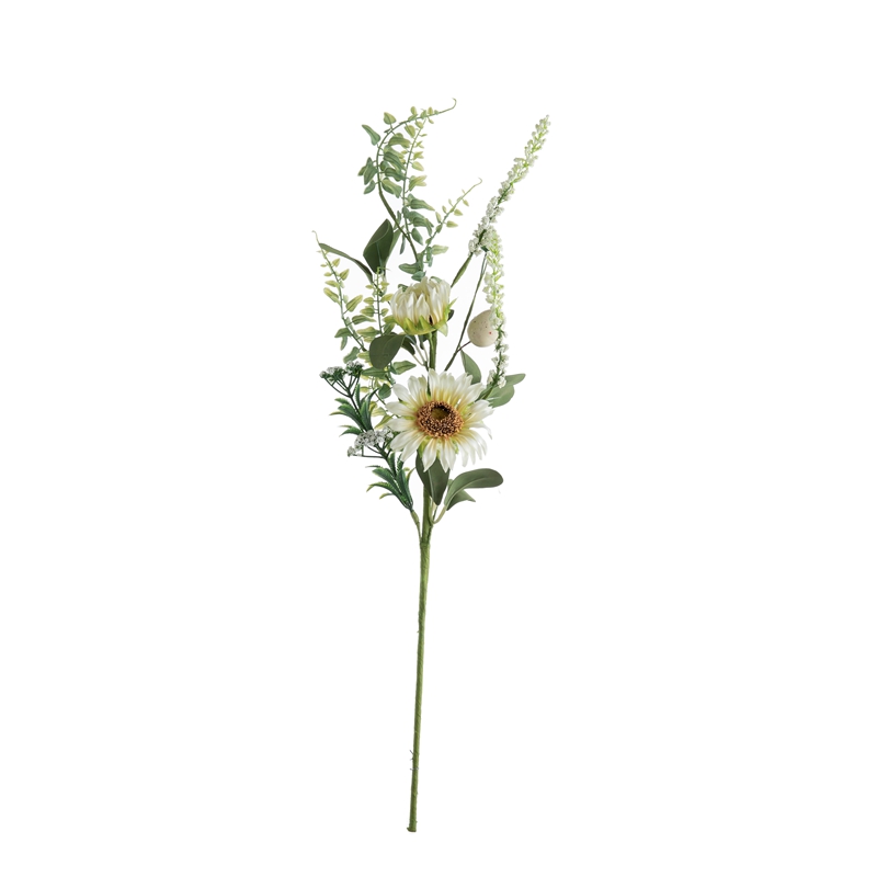 CL54518 Mākslīgo ziedu pušķis Saulespuķu karsti pārdodu ziedu sienas fons