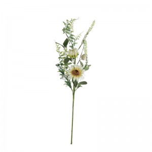 CL54518 Букет от изкуствени цветя Слънчоглед Горещо продаван фон за стена с цветя