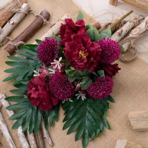 CL81504 ດອກໄມ້ທຽມ Bouquet Peony ຮ້ອນຂາຍຕົບແຕ່ງ Wedding