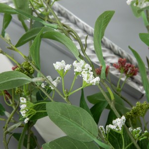 CL51525 कृत्रिम फूल बिरुवा हरियो गुलदस्ता कारखाना प्रत्यक्ष बिक्री उत्सव सजावट