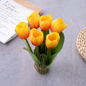 MW54506 Artificial Flower Bouquet Tulip Feartan pòsaidh àrd-inbhe