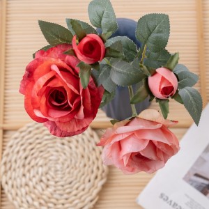 MW55739 Fiore artificiale Rosa Fiore decorativo di vendita caldo
