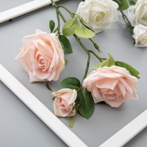 MW69504 कृत्रिम फूल गुलाब गर्म बिक्री वाली शादी की सजावट