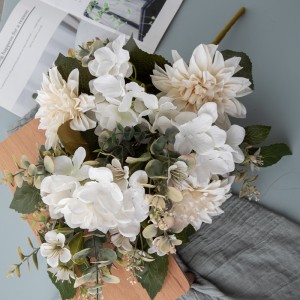 CL04505 Bouquet de fleurs artificielles Dahlia en gros