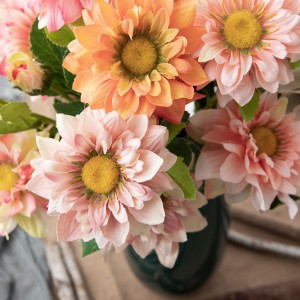 DY1-5716 Yapay Çiçek Krizantem Fabrikası Doğrudan Satış İpek Çiçekler