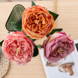 MW55736 Rosa de flors artificials Centres de taules de casament de nou disseny