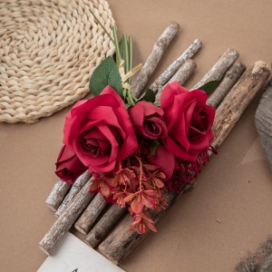 DY1-4563 Buchet de flori artificiale Trandafir Design nou Floare decorativă