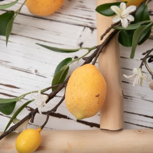 MW76701 Tanaman Bunga Buatan Lemon Desain Baru Dekorasi Meriah