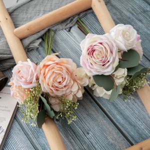 DY1-4062 Bouquet di fiori artificiali Rose Centrotavola per matrimoni popolari