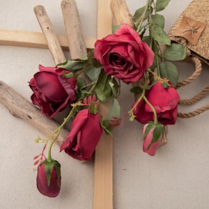 DY1-4527 گل مصنوعی گل رز داغ فروش تزیین عروسی