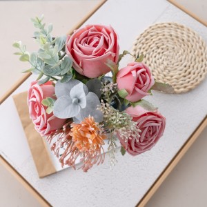 DY1-6623 Bouquet di fiori artificiali Rose Centrotavola di matrimoniu economicu