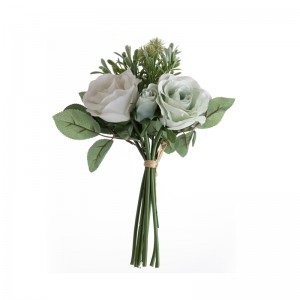 DY1-5651 Artificialis Flos Bouquet Rose Popular Nuptialis Decoration