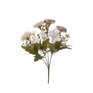 MW55720 Bouquet de fleurs artificielles œillet décorations festives populaires