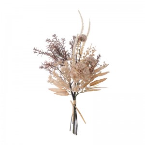DY1-6525 Artificial Flower Bouquet Strobile Party Decoration fan hege kwaliteit