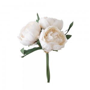 Bouquet de fleurs artificielles pivoines, décoration de mariage de haute qualité, DY1-2659
