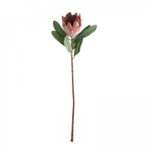 MW69502 Sztuczny kwiat Protea Fabryka Sprzedaż bezpośrednia Jedwabne kwiaty