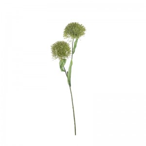 DY1-3773 زهرة اصطناعية نبات البصل الأخضر الكرة عالية الجودة زينة الزفاف