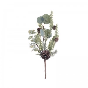 CL54615 Plantă cu flori artificiale cu ac de pin, de vânzare caldă, decorațiuni de Crăciun