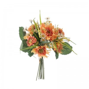 DY1-3290 Buquê de flores artificiais dália peças centrais de casamento de alta qualidade