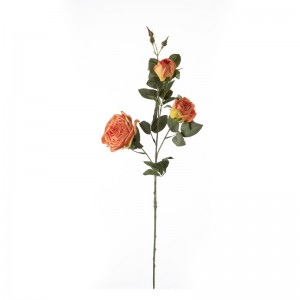 DY1-5898 Rosa de flores artificiales Decoración festiva de novo deseño