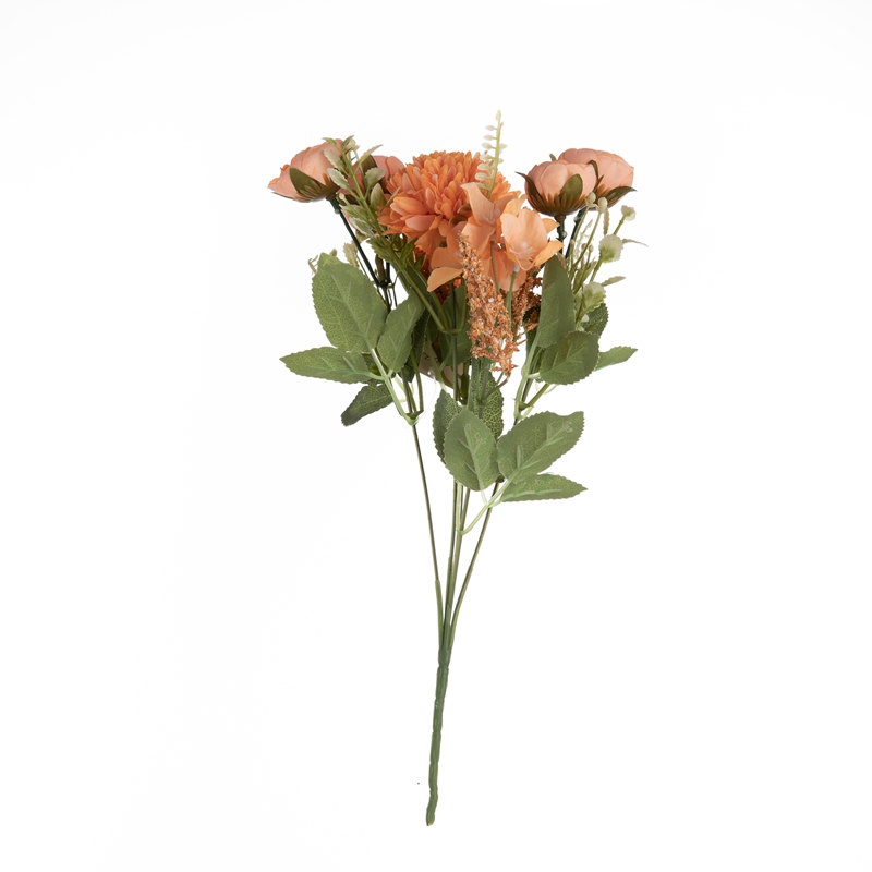 MW55709 Ramo de flores artificiales Camelia Flor decorativa barata