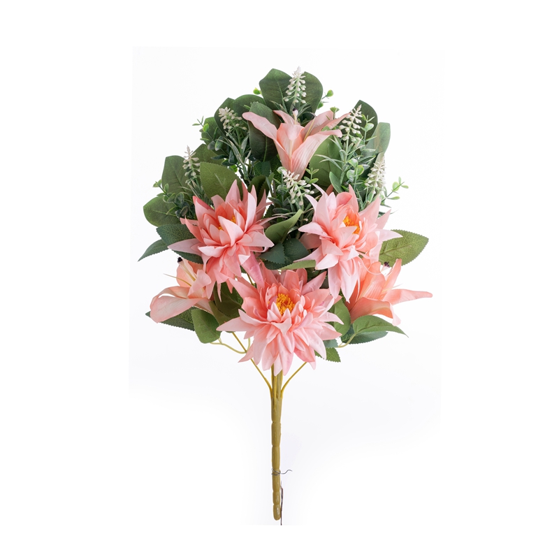 CL81505 Kunstig blomsterbukett lilje Nytt design dekorativ blomst