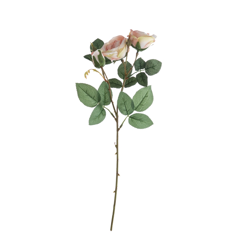 DY1-5717 Umelá kvetinová ruža Realistické dekoratívne kvety a rastliny