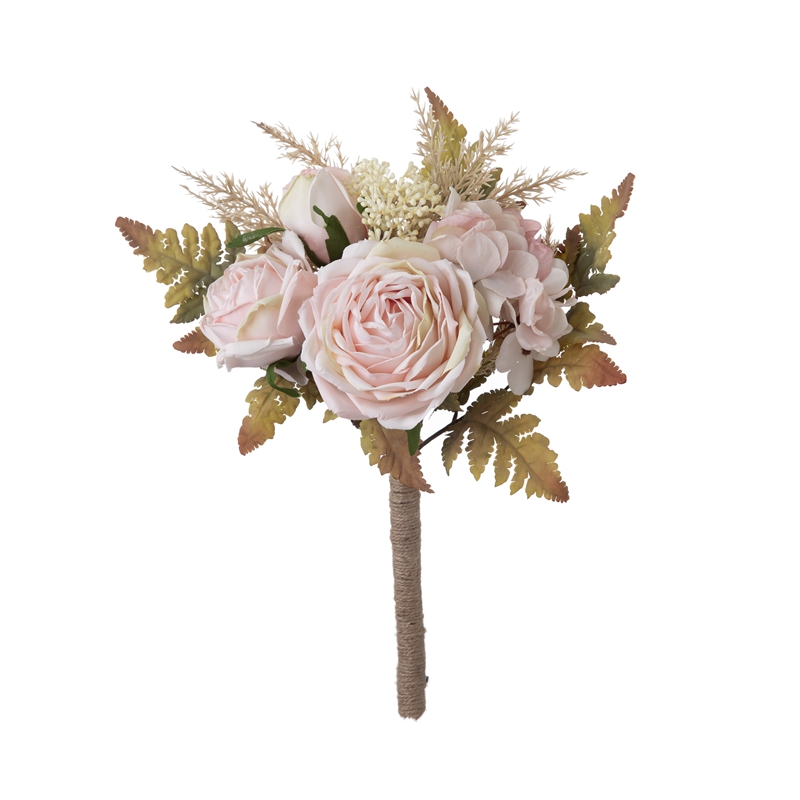 DY1-5883 Artificial Flower Bouquet Rose Factory Direct Sale Silk Flowers