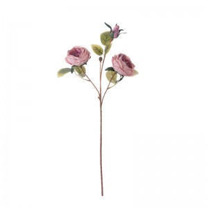 MW55740 Umelá kvetinová ruža Vysoko kvalitné svadobné ozdoby