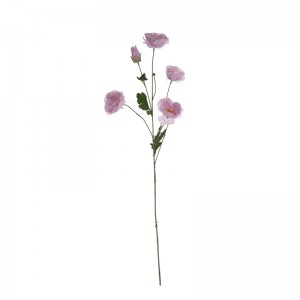 CL51517 ხელოვნური ყვავილის ყაყაჩო საბითუმო დეკორატიული ყვავილები და მცენარეები