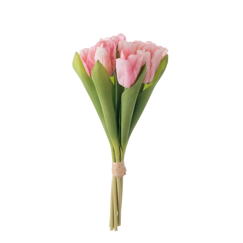 MW59618 Buquê de flores artificiais tulipa flor decorativa de venda quente