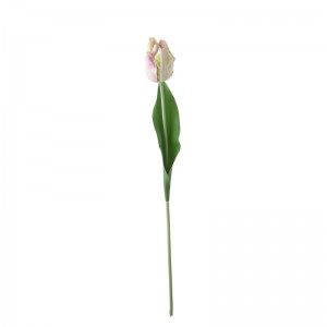 CL63513 Tulipanu di fiori artificiali Fondu di muru di fiori di alta qualità
