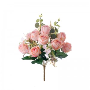 MW31503 Artificial Flower Bouquet Rose Realistic Wedding Centerpieces