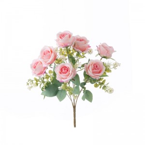 MW31504 Artificial Flower Bouquet Rose Ifuru na osisi mara mma ama ama