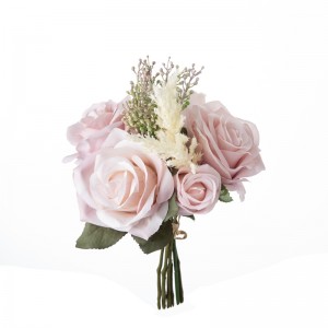 DY1-4599 Artificial Flower Bouquet Rose Cheap Wedding Decoration