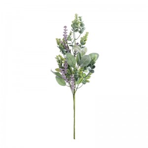 CL54505D Растение за вештачко цвеќе еукалиптус Топло продавано свадбено украсување во градината