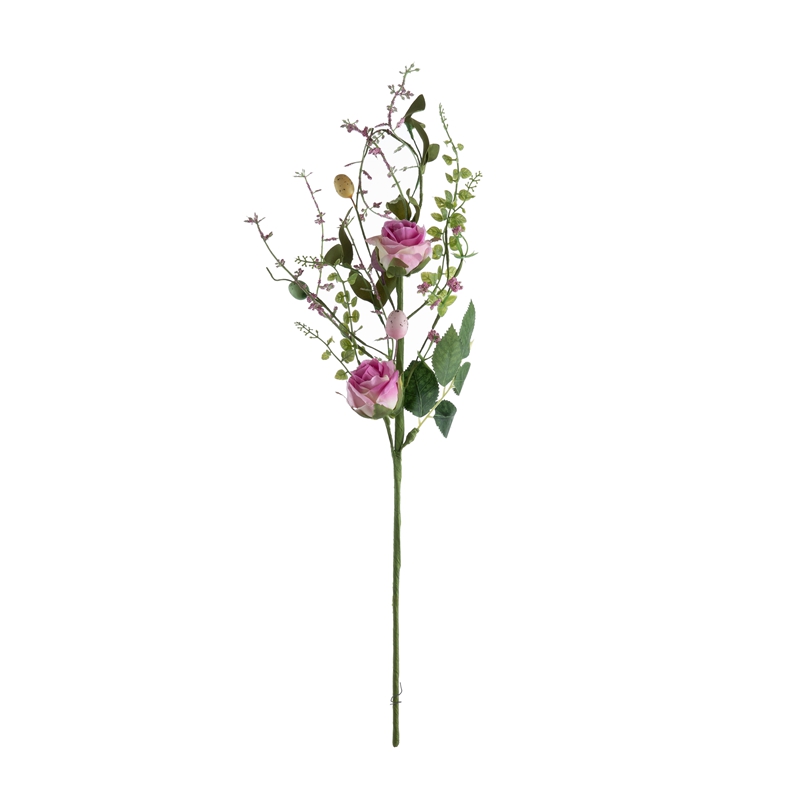 CL54520 Bouquet di fiori artificiali Rosa Decorazione popolare per feste