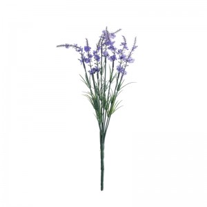 MW02517 Kënschtlech Blummen Bouquet Lavendel Héich Qualitéit Hochzäit Centerpieces