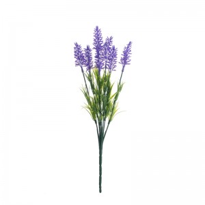 MW02522 Kulîlka Artificial Flower Bouquet Lavender Wholesale Garden Wedding Decoration